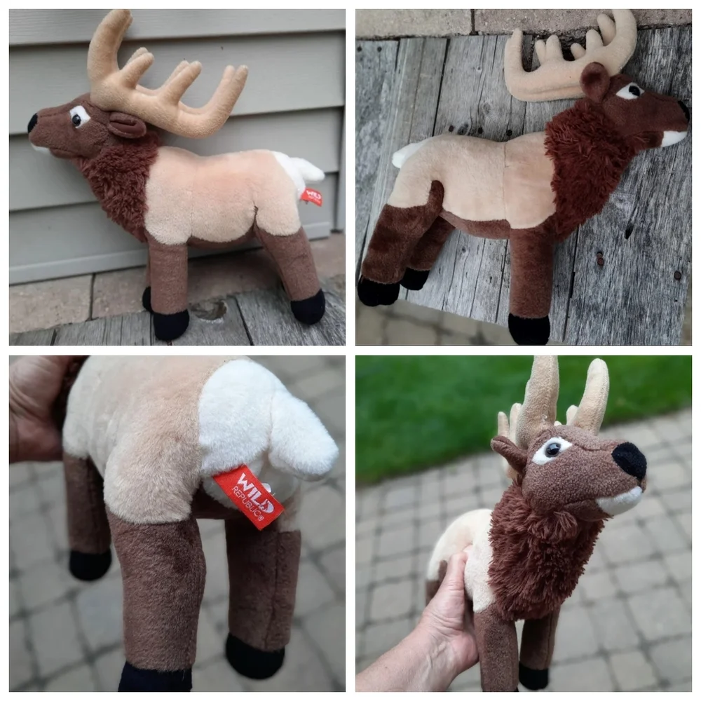 Standing Elk Plush 18